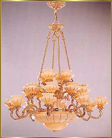 Alabaster Chandeliers Model: RL 1477-120